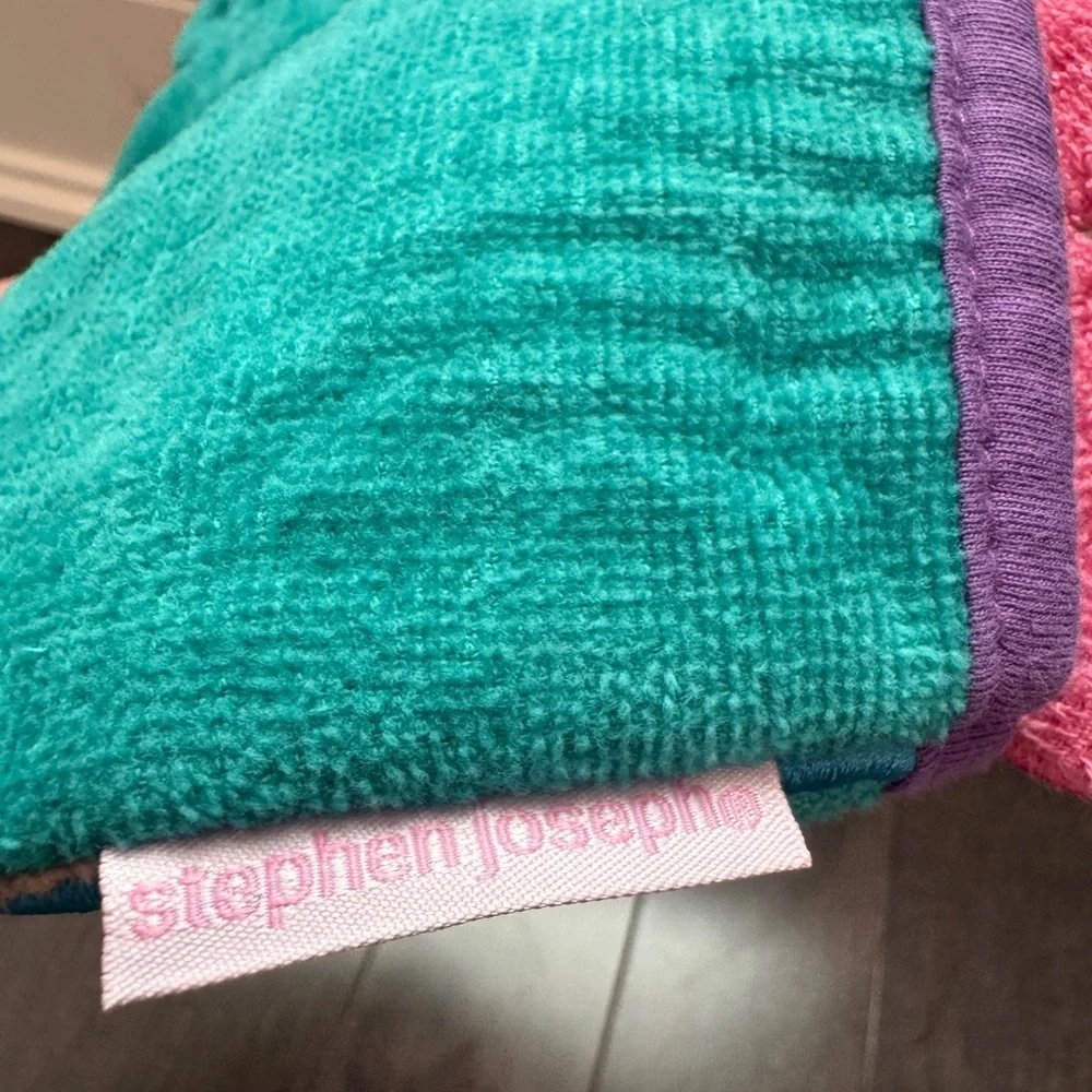 NWOT Stephen Joseph Mermaid Bath Mitt Toy with Pink Kids Toddler Baby
